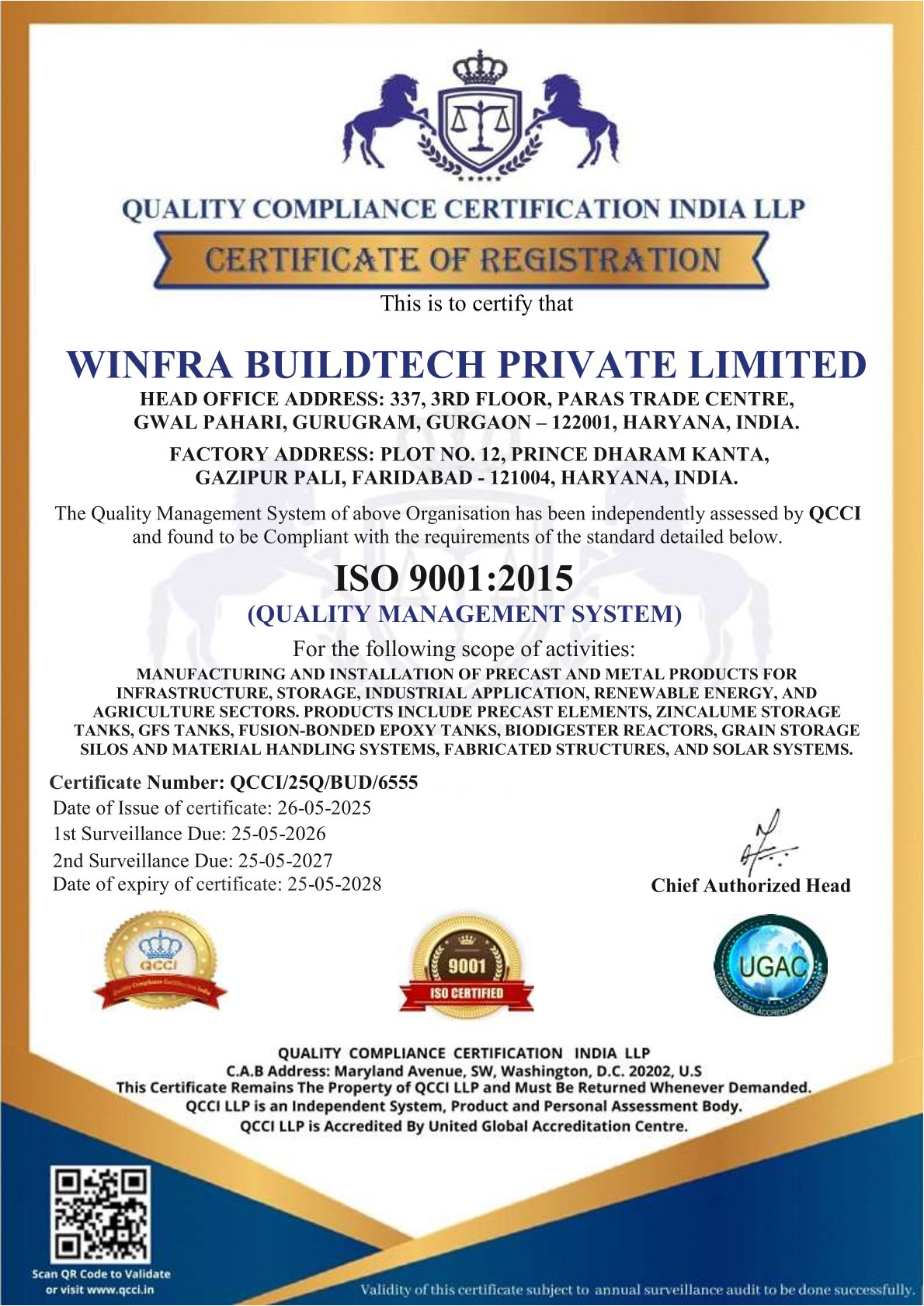 ISO Certificate